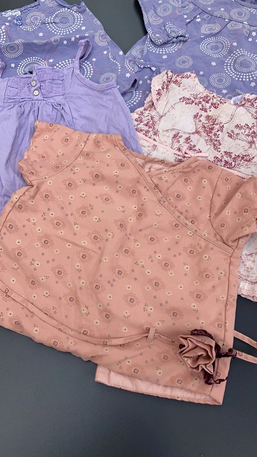 Lot conjunto de ropa camiseta blusa prenda 24 meses 2 años bebé niña – photo 2